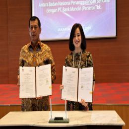 MoU BNPB dengan PT Bank Mandiri