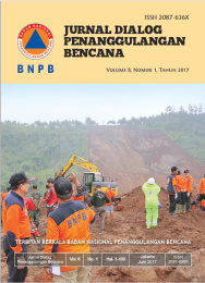 Jurnal Dialog Penanggulangan Bencana Vol.8 No. 1 Tahun 2017