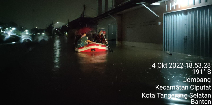 Sebanyak 1.252 Rumah di Kota Tangsel Dikepung Banjir