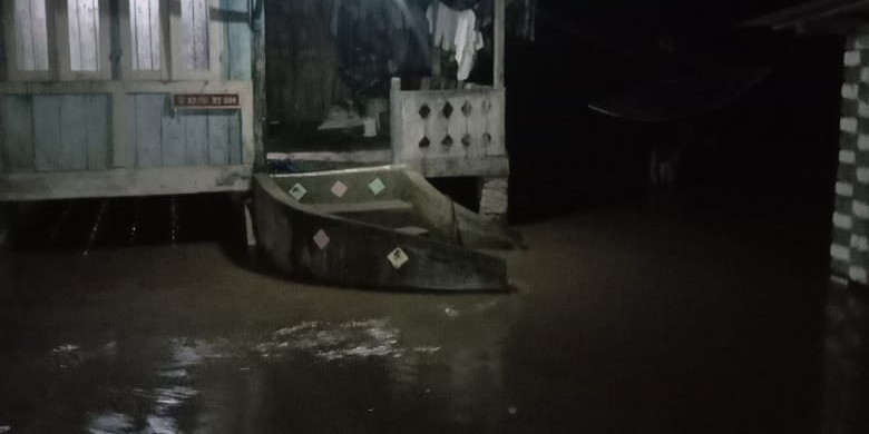 Sebanyak 56 KK terdampak Banjir di Kabupaten Ogan Komering Ulu timur