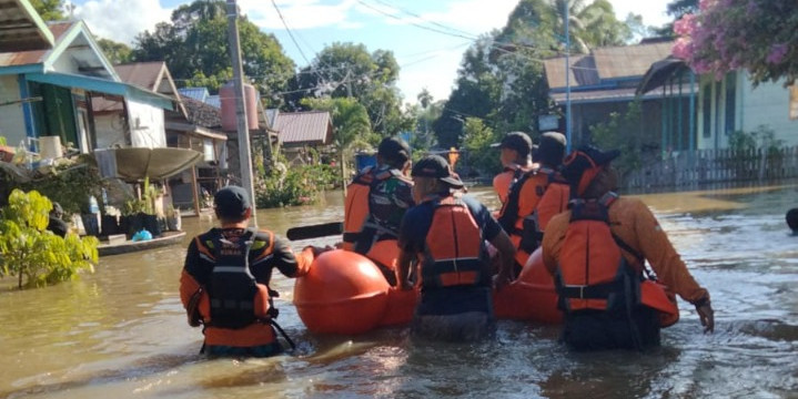 Banjir Melanda Beberapa Wilayah Kalimantan Timur dan Kalimantan Selatan