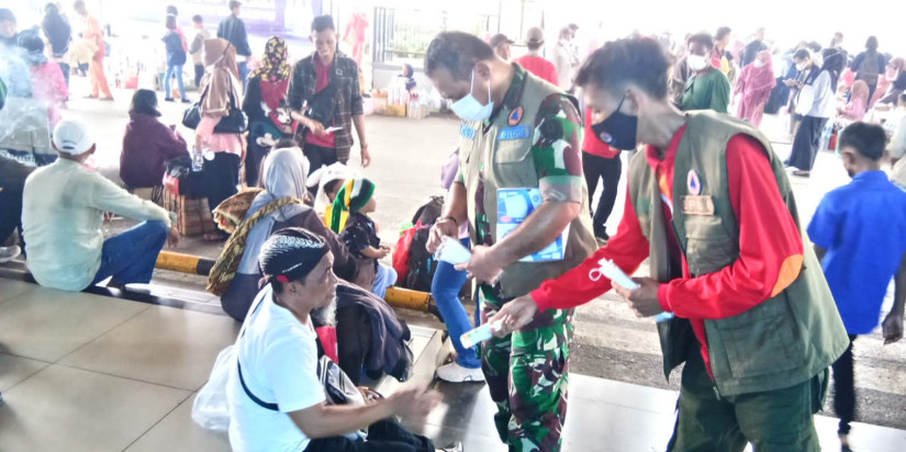 Puncak Arus Balik, Prokes di Pelabuhan Bakauheni Terpantau Baik