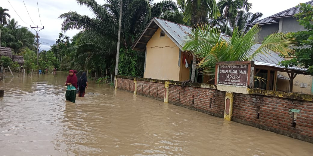 Empat Kecamatan di Aceh Utara Terdampak Banjir, 552 Rumah Warga Terendam