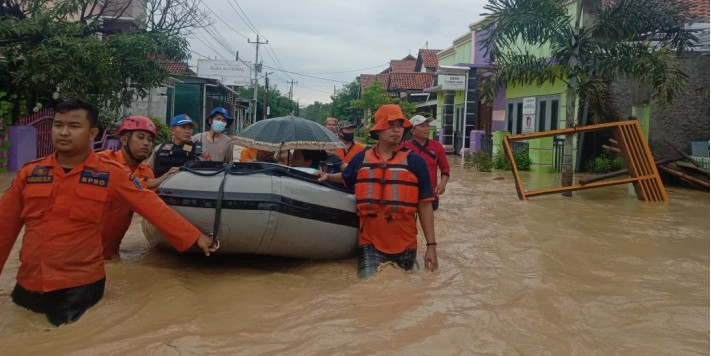 Banjir di Kabupaten Tegal, Sebanyak 12.518 jiwa terdampak