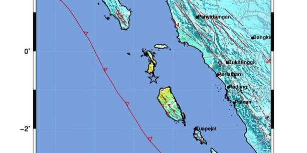 Guncangan Gempa (M)6,7 Dirasakan Kuat Warga Kabupaten Nias Selatan