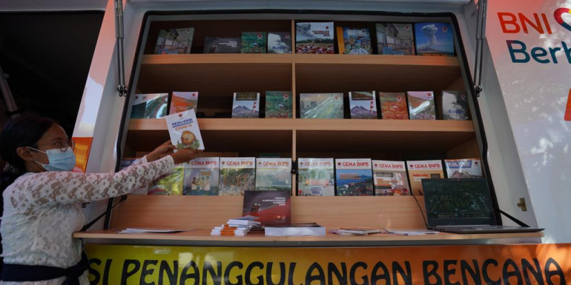 Mobil Edukasi Penanggulangan Bencana Parkir di Panggung Rumah Resiliensi Indonesia