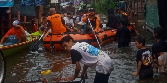 Daerah Aliran Sungai Barito Meluap, Sebanyak 410 KK Terdampak Banjir