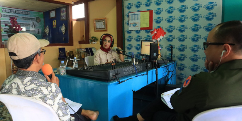 Talkshow Budaya Sadar Bencana Mengudara di Radio Bengkulu