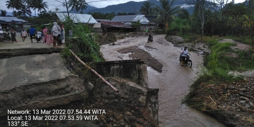 Satu Rumah Warga Kabupaten Sigi Rusak Berat Akibat Banjir