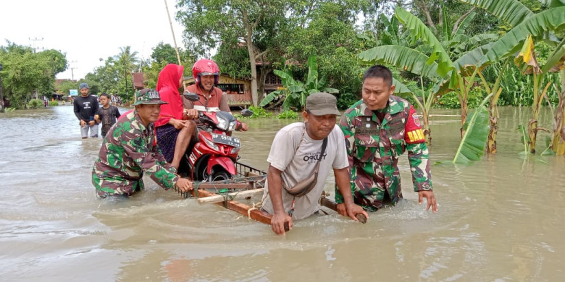 Tiga Kecamatan di Kabupaten Pinrang Terendam Banjir Rob