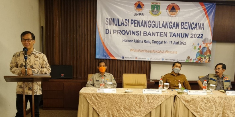 Perkuat Kapasitas Daerah, BNPB Gelar Simulasi TTX dan CPX di Banten