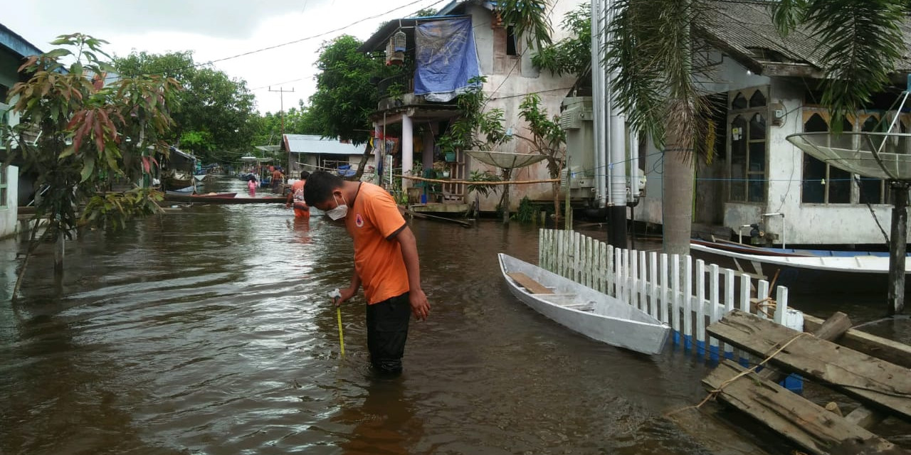 [Update] – BPBD Kabupaten Ketapang Pantau Kenaikan Genangan di Wilayahnya