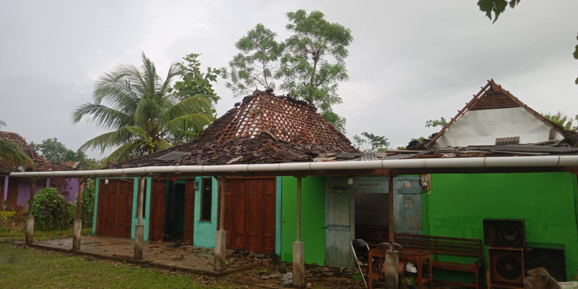 Angin Kencang Terjang Pemukiman di Gunungkidul, Satu Warga Luka Ringan