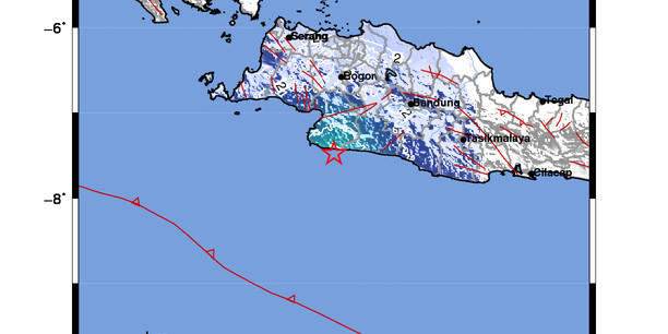 Jawa Barat Diguncang Gempa Dini Hari Tadi