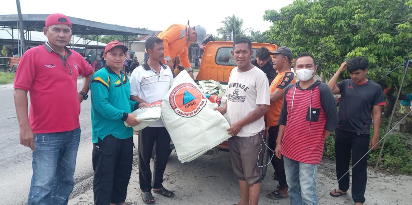 Empat Kecamatan di Batu Bara Diterjang Banjir, BPBD Dirikan Tenda Pengungsian