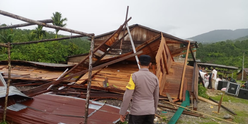 Angin Kencang Rusak 21 Rumah Warga Gayo Lues, Tidak Ada Korban Luka