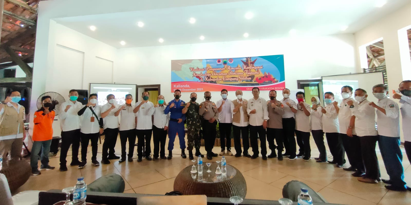 BNPB Lakukan Finalisasi Draft Dokumen Renkon Bencana Tsunami Lampung Selatan