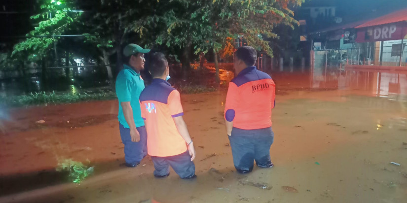 Banjir Kota Bekasi Berangsur Surut