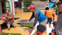 Banjir Lebih dari Satu Meter Kepung Belasan Desa di Kabupaten Malinau, Kalimantan Utara