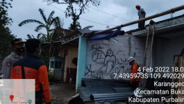 Angin Kencang Menerjang Purbalingga, 23 Rumah Rusak