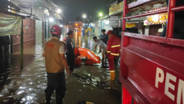 Genangan Banjir Kota Tangerang Terpantau Mulai Surut Pagi Ini