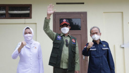 Kepala BNPB Tinjau Pos Pengamatan Gunung Merapi Babadan