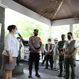 Kunjungan Kerja ke Bali, Kepala BNPB Tinjau Kesiapan Hotel Karantina Pelaku Perjalanan Luar Negeri