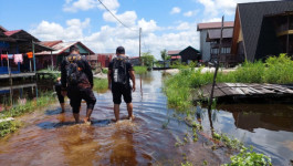 Sebanyak 636 Rumah Warga Terendam di Dua Wilayah Kalimantan Tengah