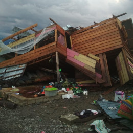 Dua Puluh Sembilan Rumah Rusak Berat Diterjang Angin Kencang di Aceh Tenggara