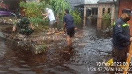 Sebanyak 905 KK Warga Kabupaten Bengkalis Terdampak Banjir