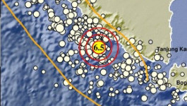 Gempabumi Bengkulu M 6.7 Dirasakan Kuat, Belum Ada Laporan Kerusakan