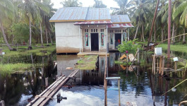 Banjir Mulai Surut, BPBD Masih Berjaga di Lokasi Banjir Kayong Utara