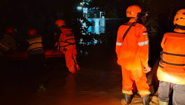 Banjir Landa Tiga Kecamatan Di Purwakarta, Akses Jalan Pemukiman Warga Alami Kerusakan