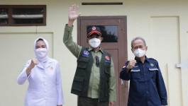 Kepala BNPB dan Rombongan Tinjau Pos Pengamatan Gunungapi Merapi Babadan