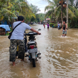 Banjir Rendam Dua Desa di Balangan