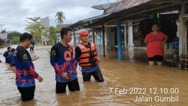 Banjir Kabupaten Hulu Sungai Tengah Berangsur Surut Sore Tadi