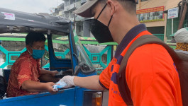 BNPB Terjunkan Tim Bagikan 1,5 Juta Masker per-Minggu di 135 Titik Wilayah Ibu Kota