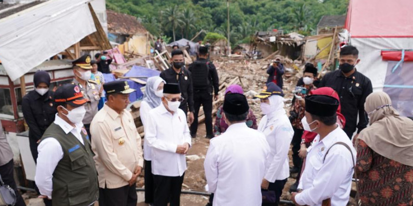 BNPB Pastikan Pembersihan Puing Rumah Terdampak Gempabumi M 5.6 Cianjur Selesai Dalam 40 Hari