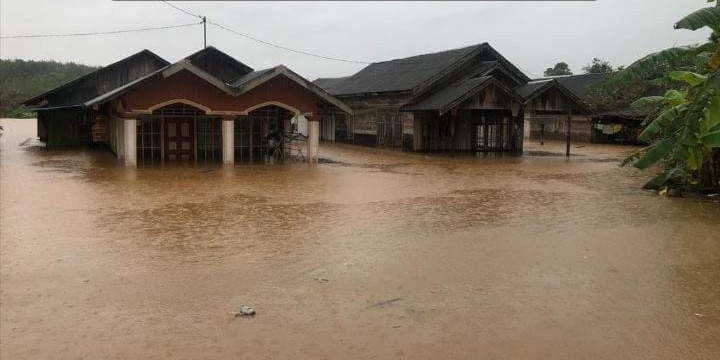 Sebanyak 1.312 Jiwa Terdampak Banjir di Tanah Laut