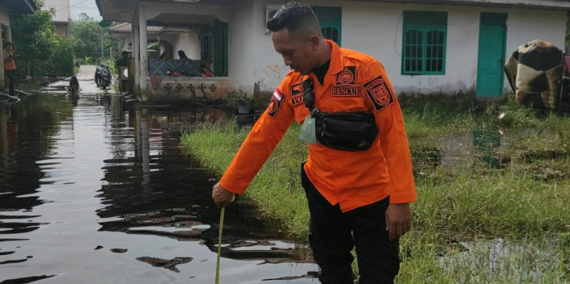 Delapan Warga Mengungsi Akibat Banjir di Bengkalis