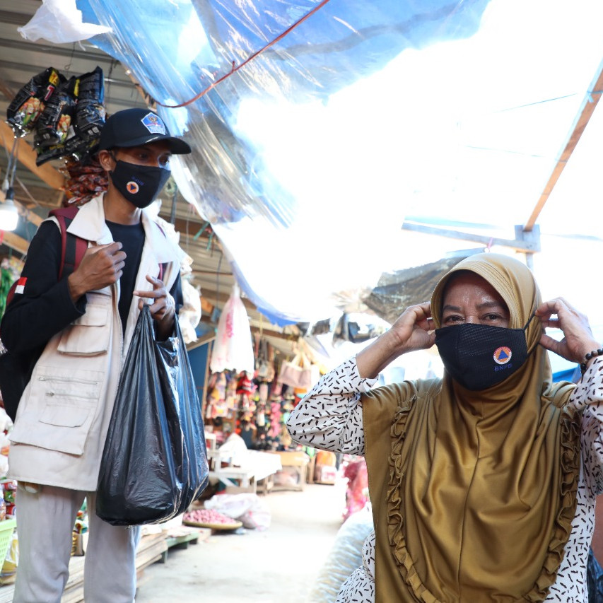 Gerakan Mobil Masker untuk Kawasan Pendukung PON XX