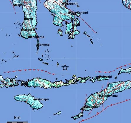 Gempa M7,4 Guncang NTT, BNPB Pantau Wilayah yang Rasakan Guncangan