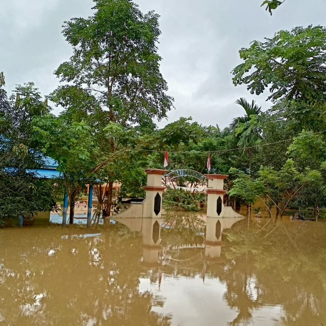 Banjir Kepung Tiga Kecamatan di Paser, Sebanyak 450 Jiwa Mengungsi