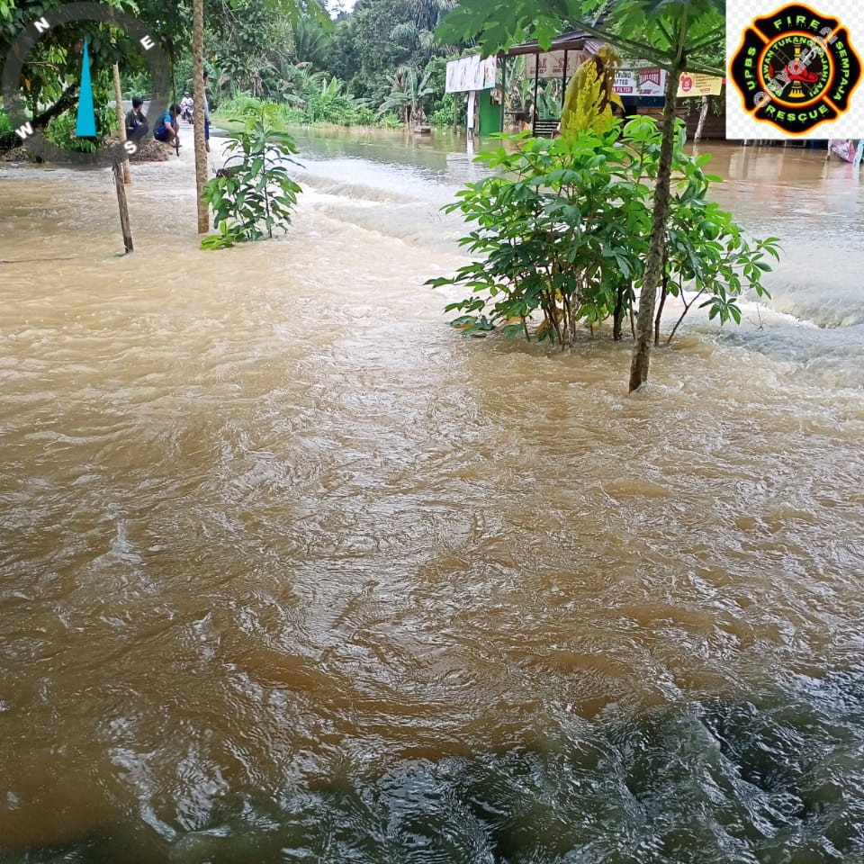 Banjir Merendam Dua Desa Di Tabalong, Berangsur Surut