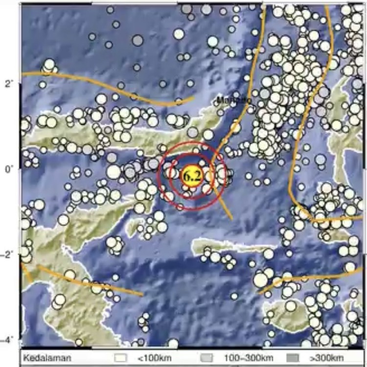 Pascagempa M6,2 Sekitar Bolaang Mongondow Selatan, BPBD yang Rasakan Guncangan Laporkan Tak Ada Kerusakan