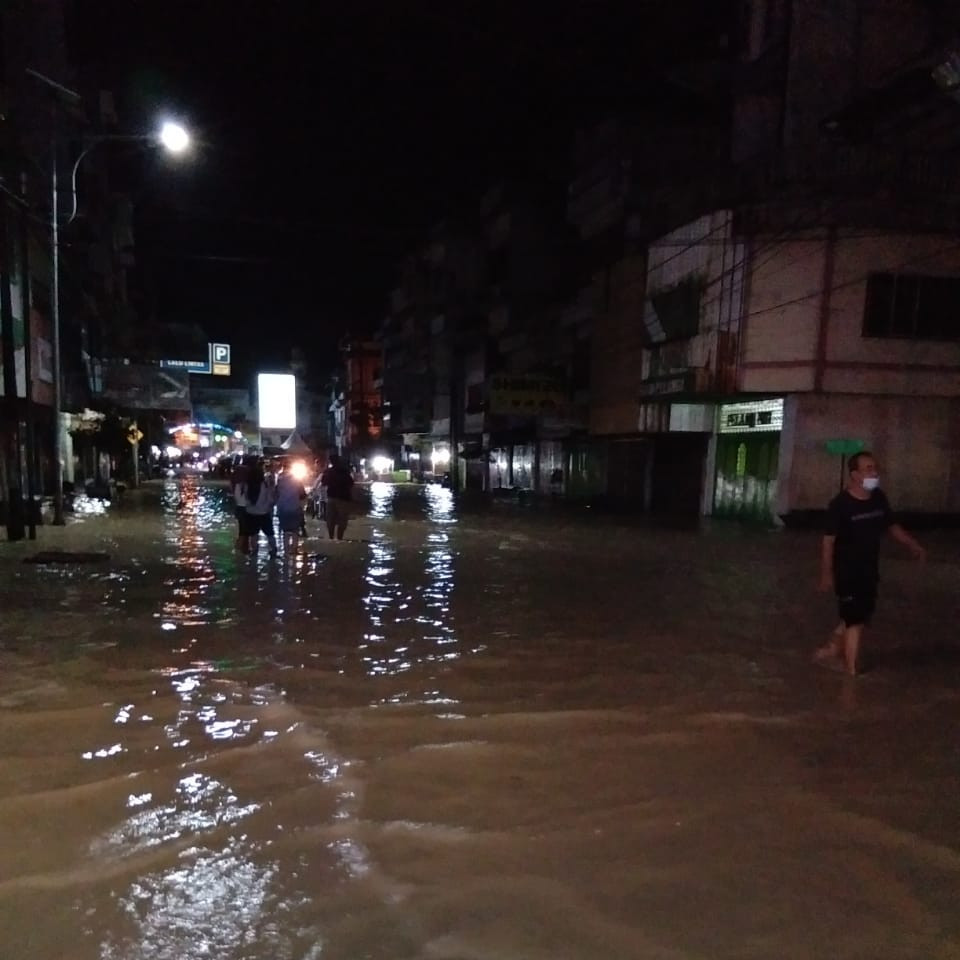 [Update] – Kondisi Terkini Banjir Kabupaten Pulang Pisau, Genangan di Beberapa Wilayah Alami Penurunan