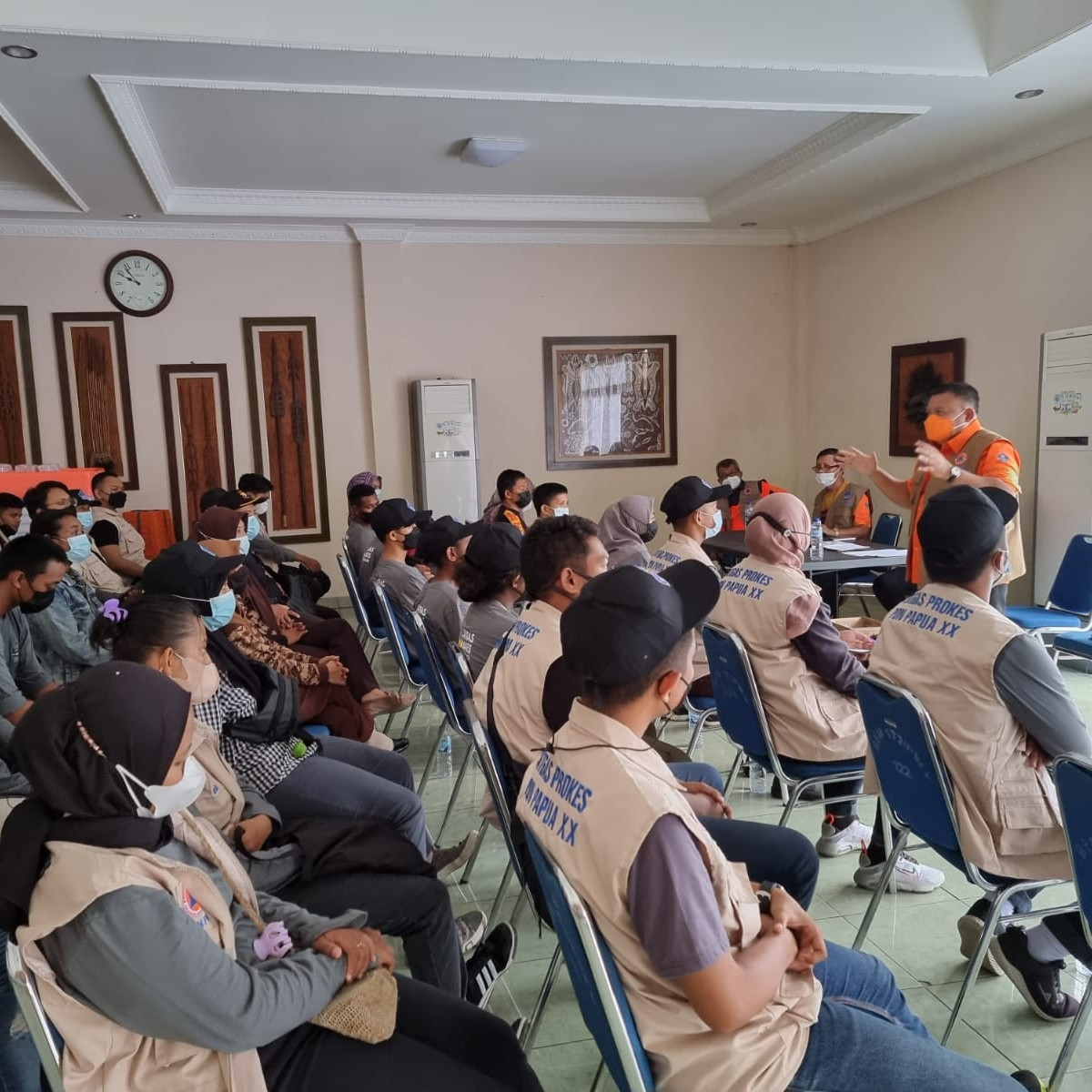 BNPB Inisiasi Gerai Masker di Venue PON XX Papua