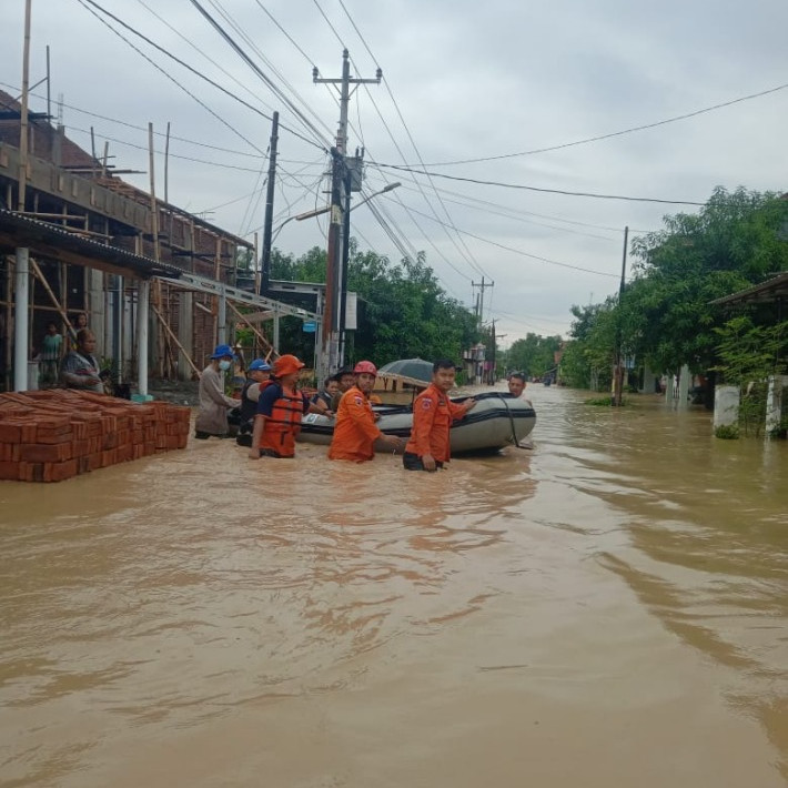 Banjir di Kabupaten Tegal, Sebanyak 12.518 jiwa terdampak